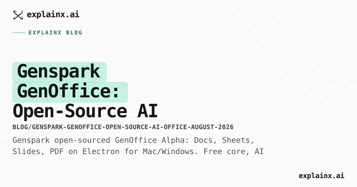 Genspark GenOffice: Open-Source AI Office for Mac & Windows