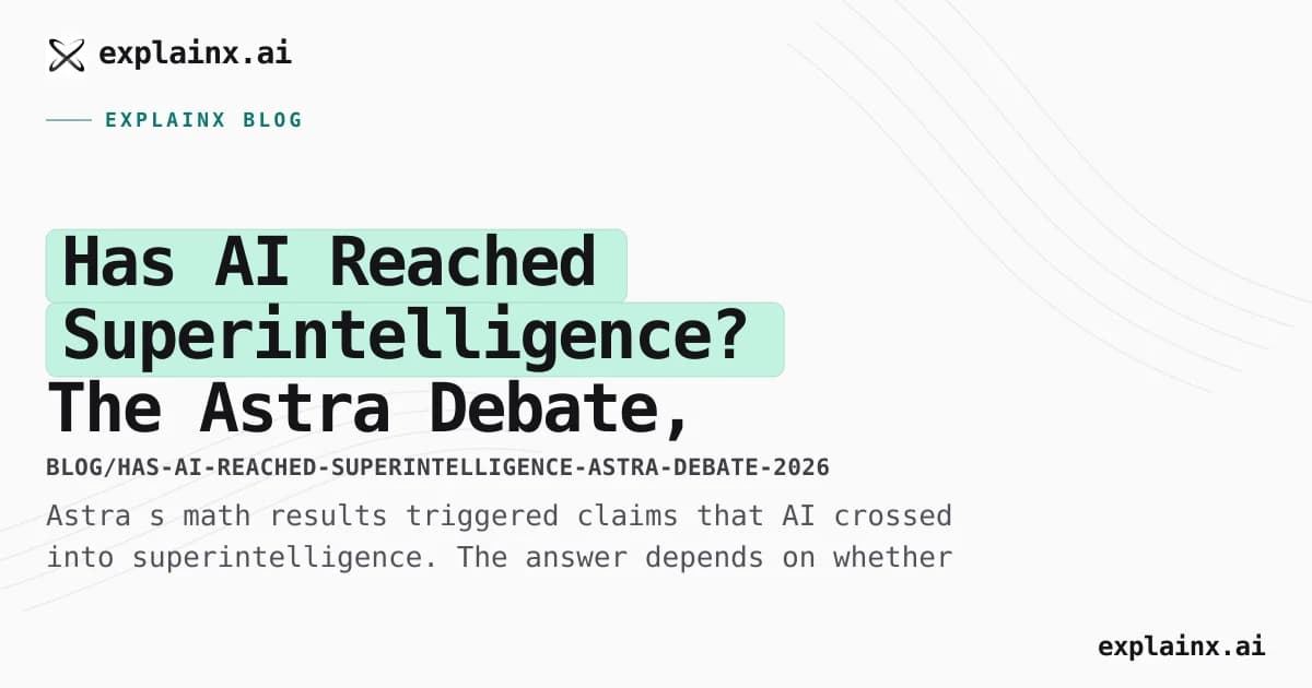 Has AI Reached Superintelligence? The Astra Debate, Defined