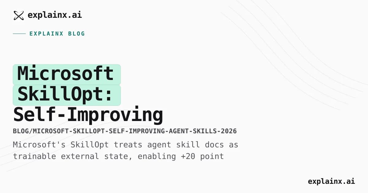 Microsoft SkillOpt: Self-Improving Agent Skills Guide 2026