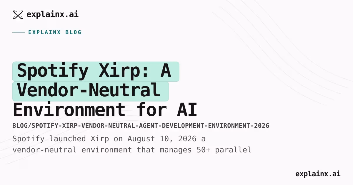 Spotify Xirp: A Vendor-Neutral Environment for AI Coding Agents