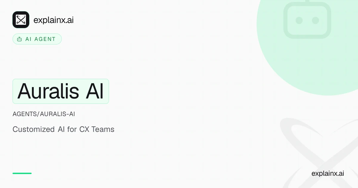 Auralis AI — AI agent | explainx.ai | explainx.ai