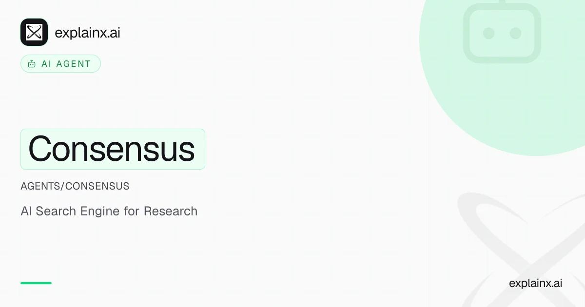 Consensus — AI agent | explainx.ai | explainx.ai