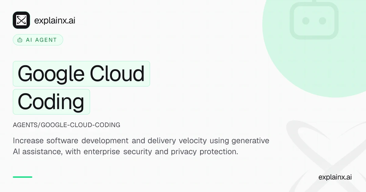 Google Cloud Coding — AI agent | explainx.ai | explainx.ai