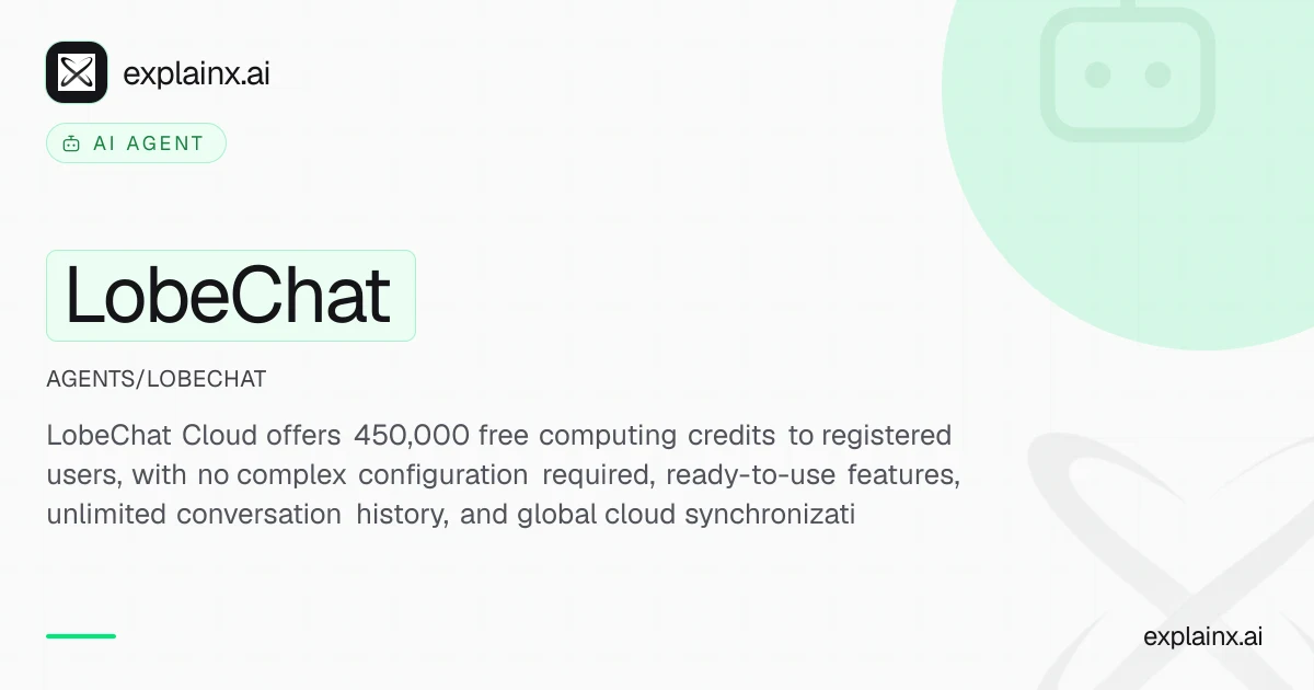 LobeChat — AI agent | explainx.ai | explainx.ai