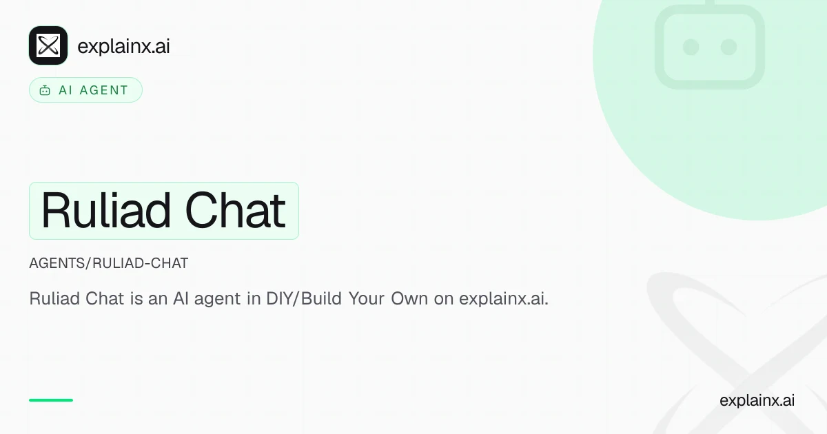 Ruliad Chat — AI agent | explainx.ai | explainx.ai