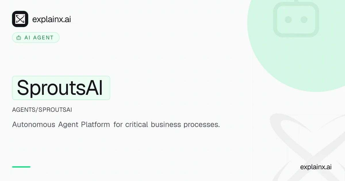 SproutsAI — AI agent | explainx.ai | explainx.ai