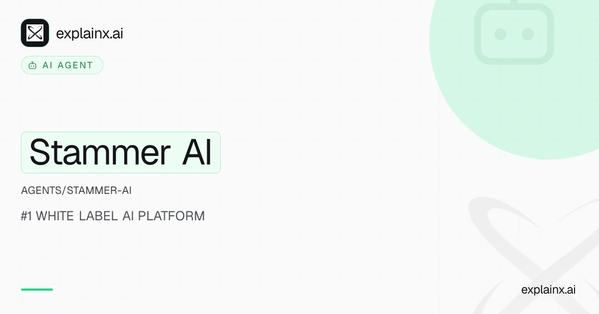 Stammer AI — AI agent | explainx.ai | explainx.ai