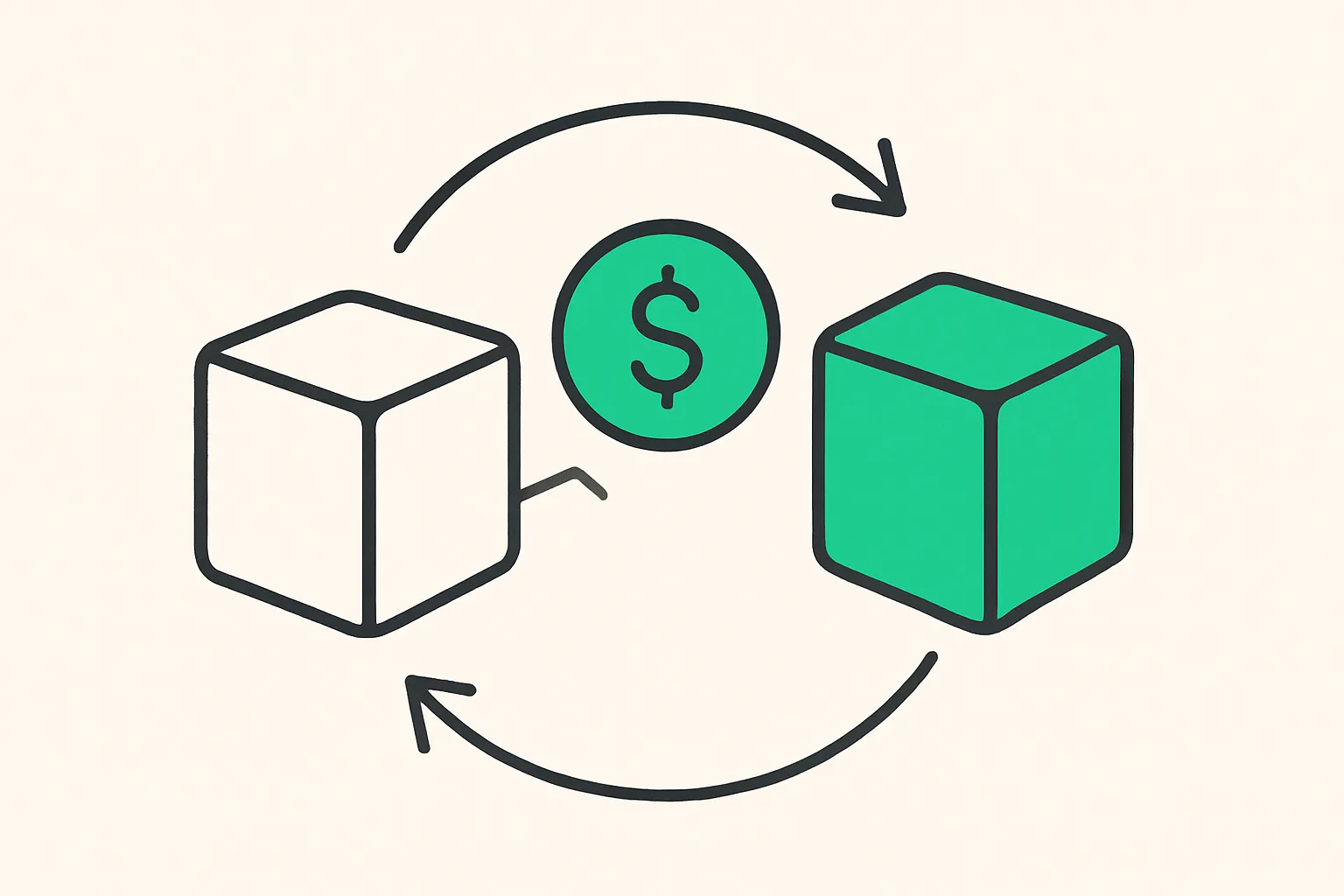 Circular money loop between a chip maker and a GPU cloud, the financing structure behind the AI bubble debate