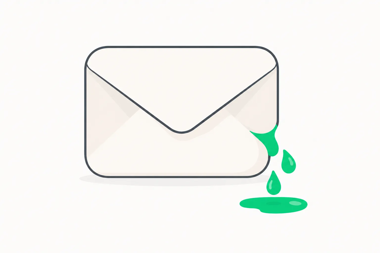 Envelope dripping data, illustrating the Meta Muse shared chats exposure