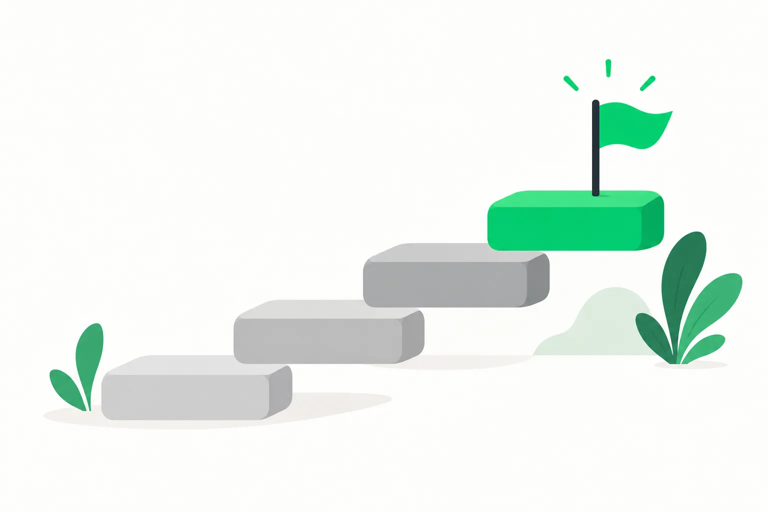 Staircase of model versions with the newest step highlighted, representing the Mercury 3 release