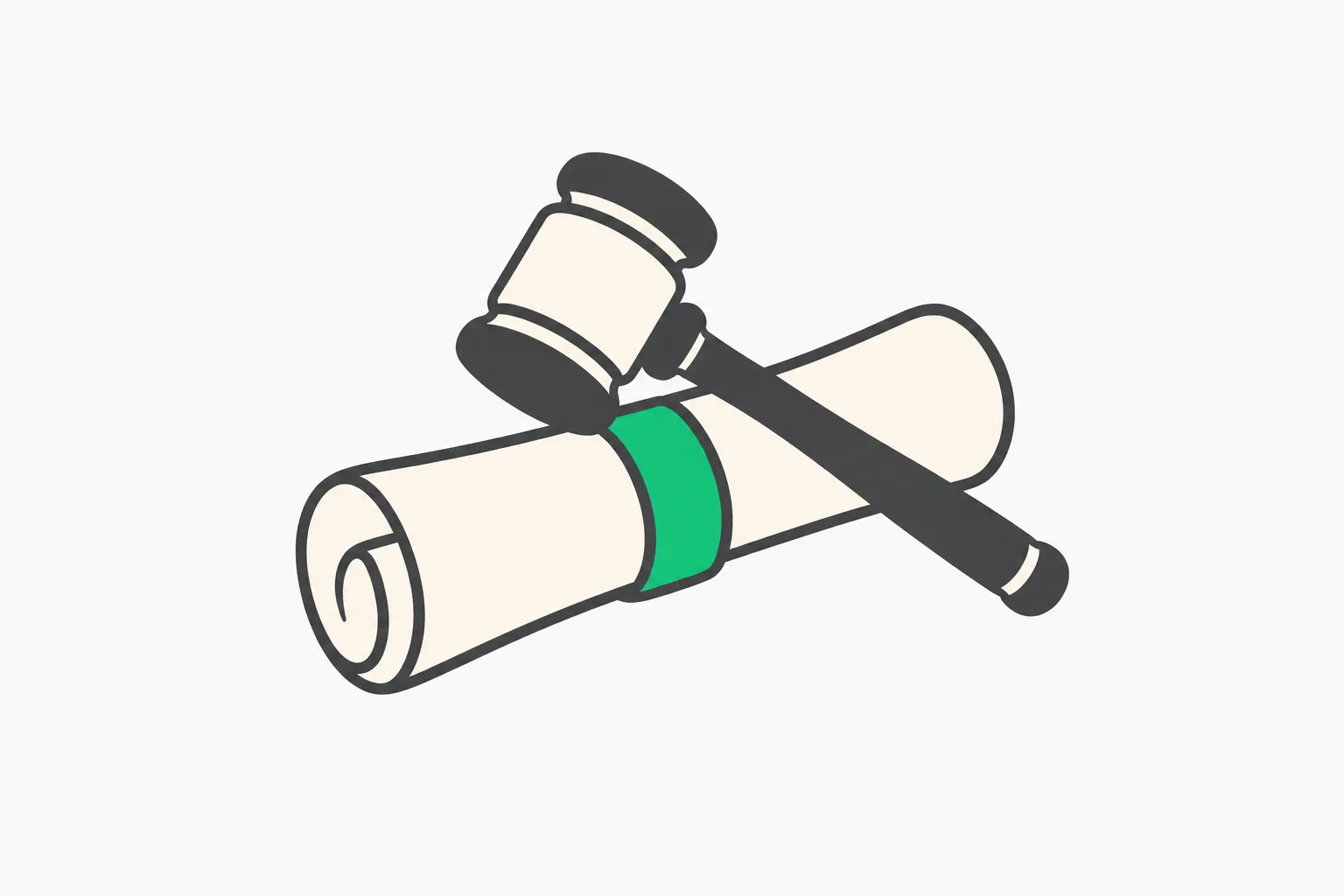 Gavel resting on a blank scroll, illustrating the debate over AI regulation after Altman's Politico interview