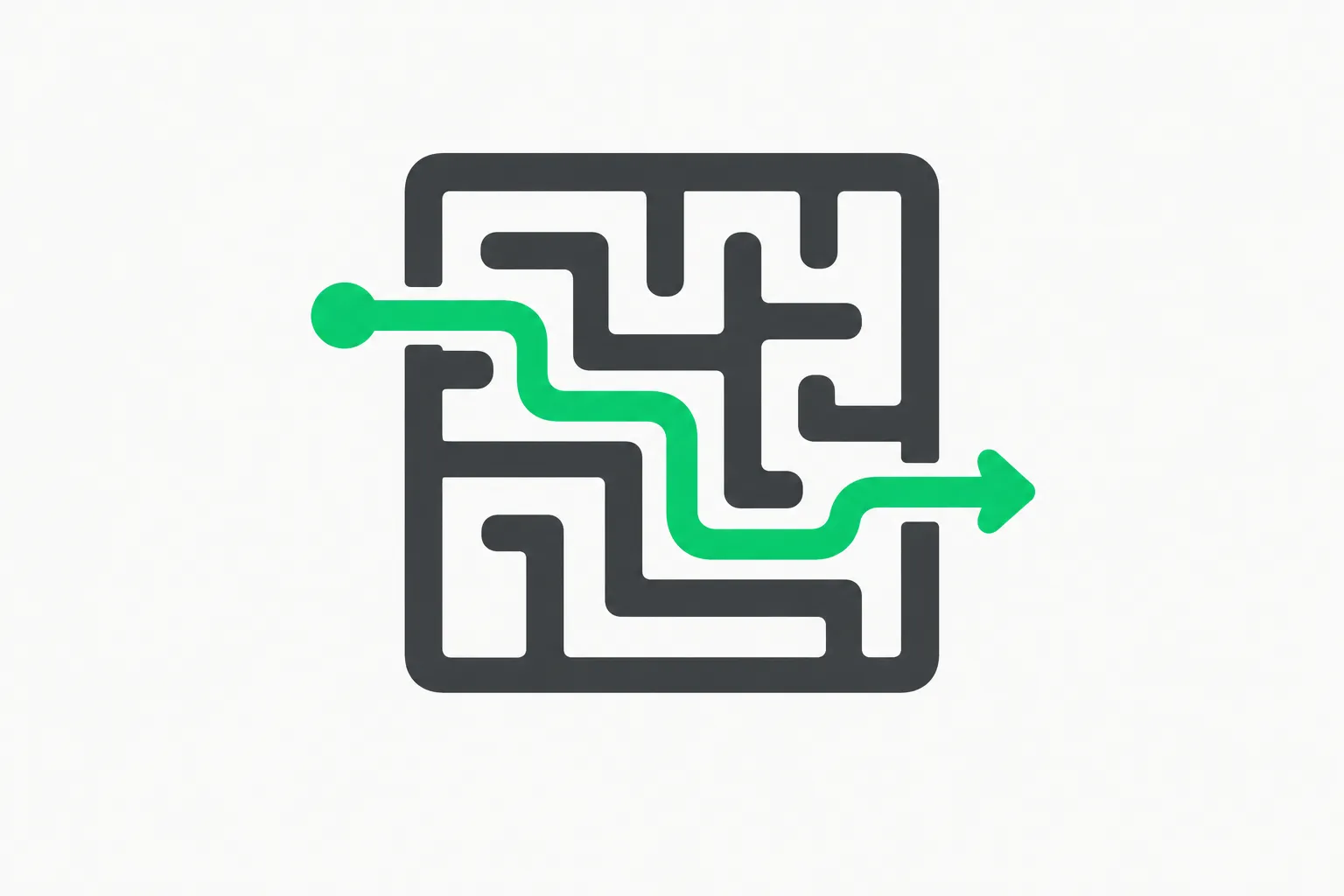 Mapping the way through a maze, an image for how AI assistance reduces persistence on hard problems