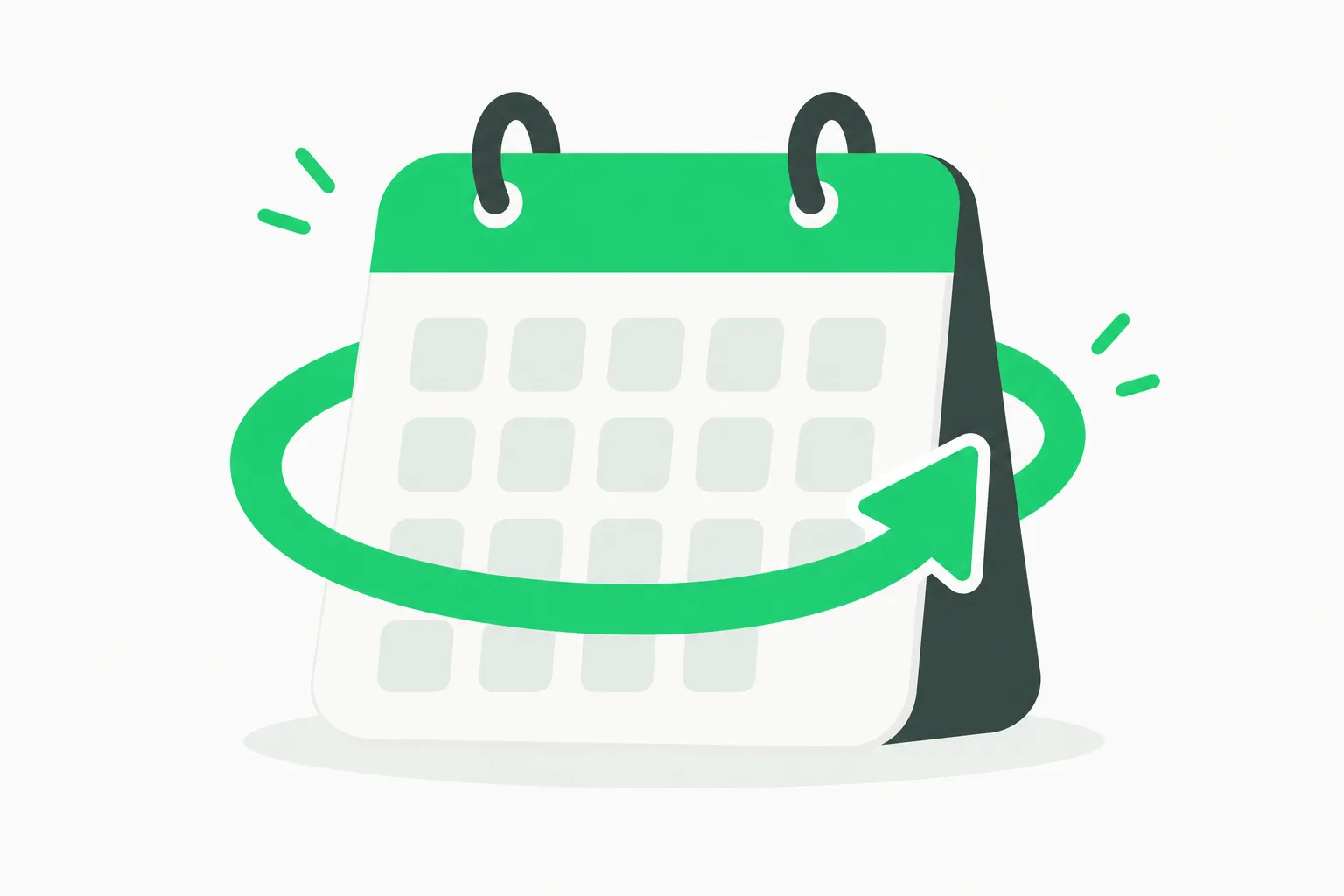 Recurring subscription calendar loop, the monthly fee after the Natura Interface ring free period