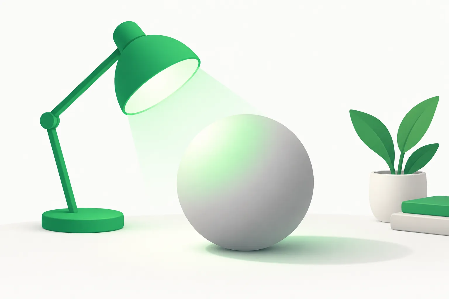 A simple lit sphere representing GPU shader output rendered through Vulkan