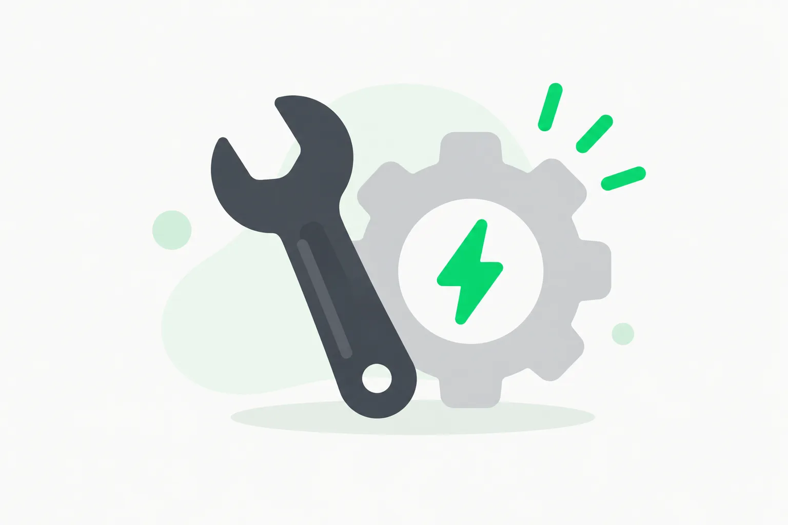 Wrench and gear pair representing inference speed and tool calling in LFM2.5-24B-A2B