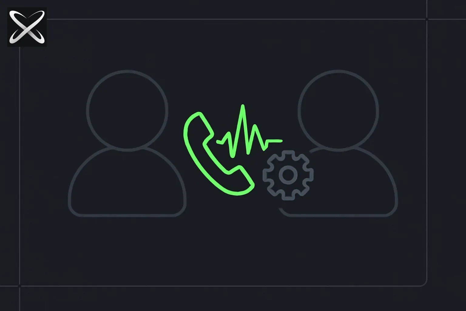 Gibberlink AI acoustic protocol explained — two agents switching from speech bubbles to engineered waveform bursts