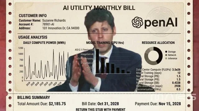 AI Utility Monthly Bill Detail