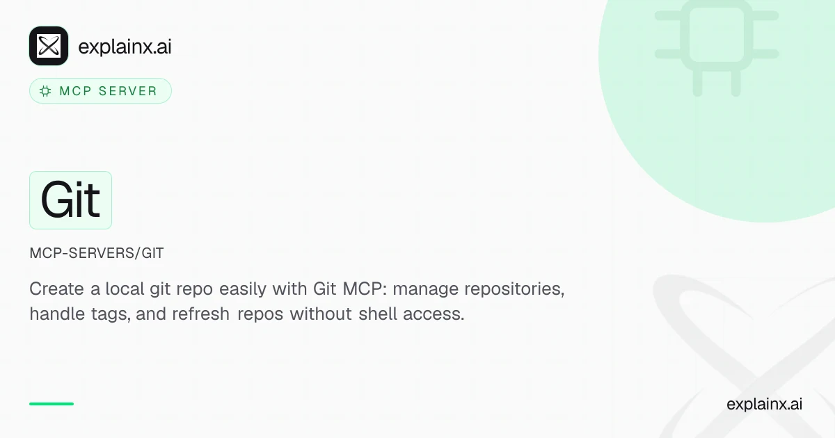 Git — MCP server | explainx.ai | explainx.ai