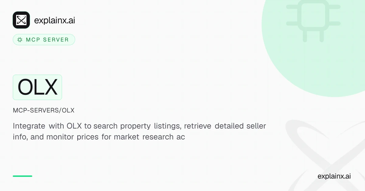 OLX — MCP server | explainx.ai | explainx.ai