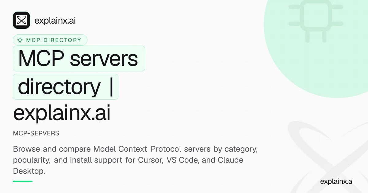 MCP servers directory | explainx.ai | explainx.ai