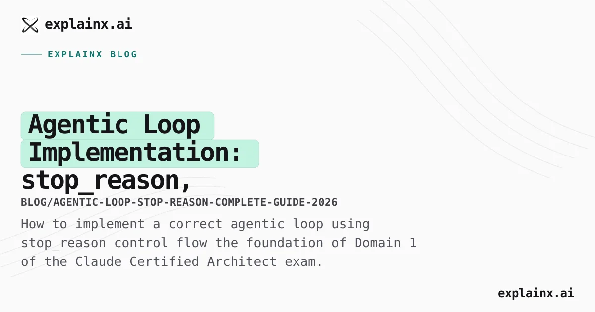 Complete Agentic Loop Agentic Loop Implementation: stop_reason, tool_use, and end_turn ...