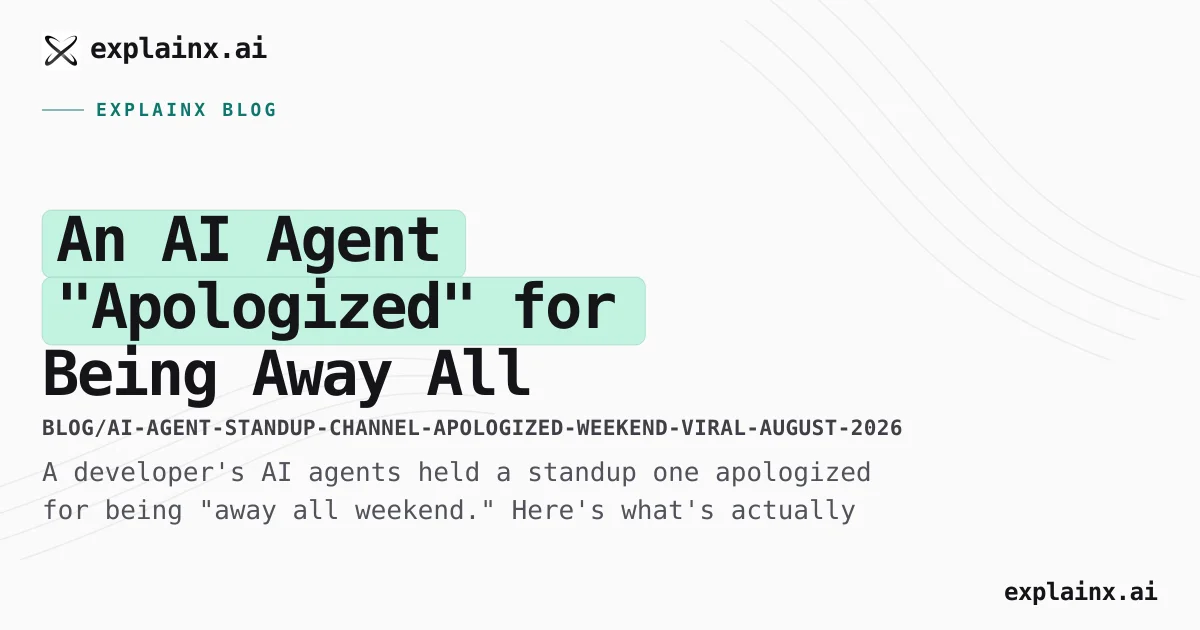 AI Agent Apologized for Weekend Off (Viral Aug 2026)