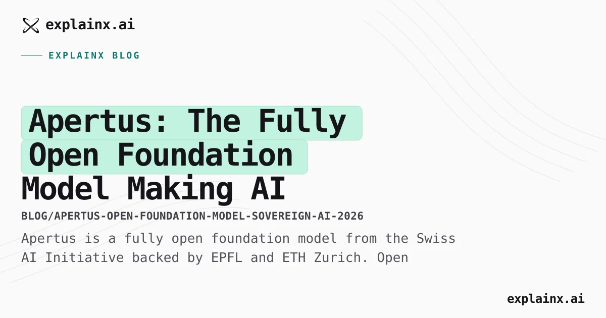 Apertus: The Fully Open Foundation Model for Sovereign AI (2026 ...