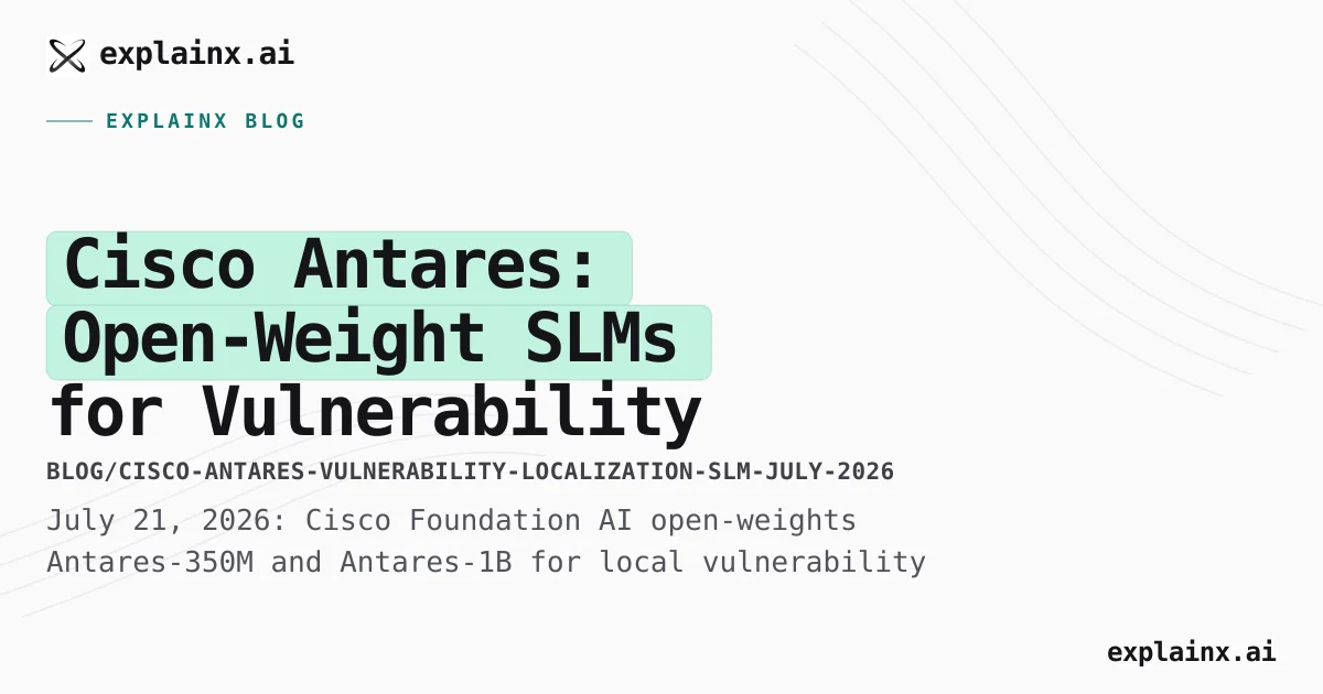 Cisco Antares 350M 1B VLoc Bench — July 2026