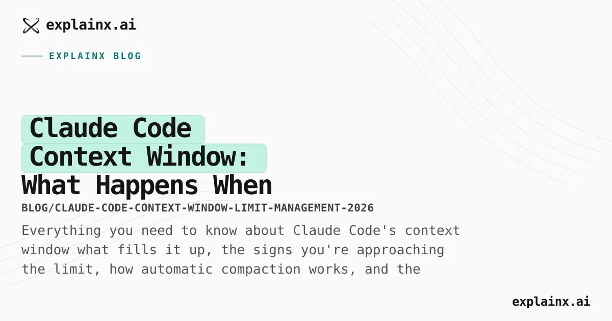 Claude Code Context Window: /compact, /clear Explained | explainx.ai ...