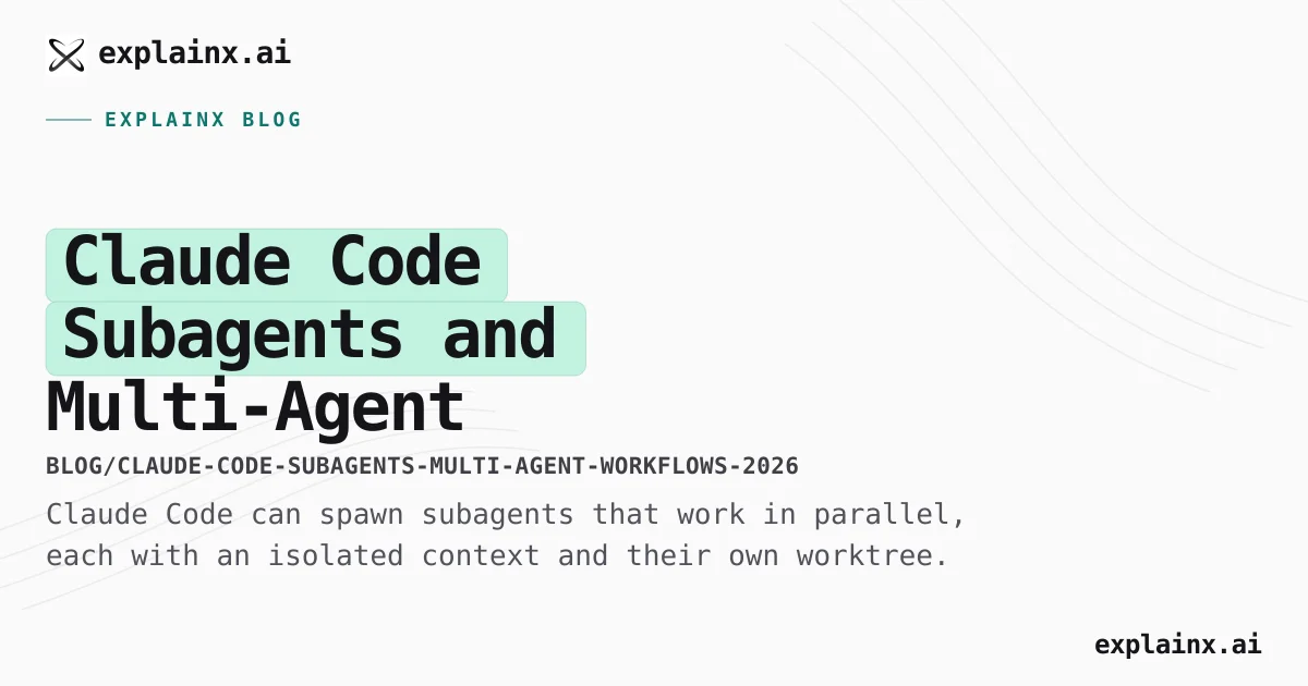 Claude Code Subagents and Multi-Agent Workflows: Complete Guide 2026 ...