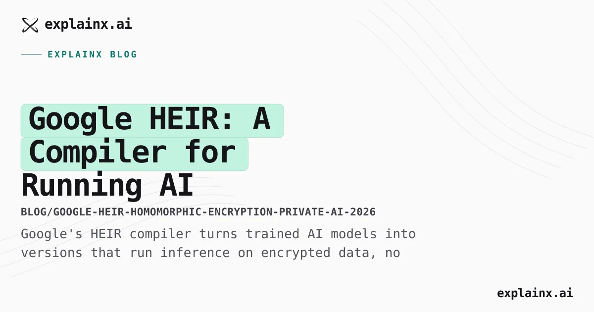 Google HEIR: Homomorphic Encryption for Private AI (2026)