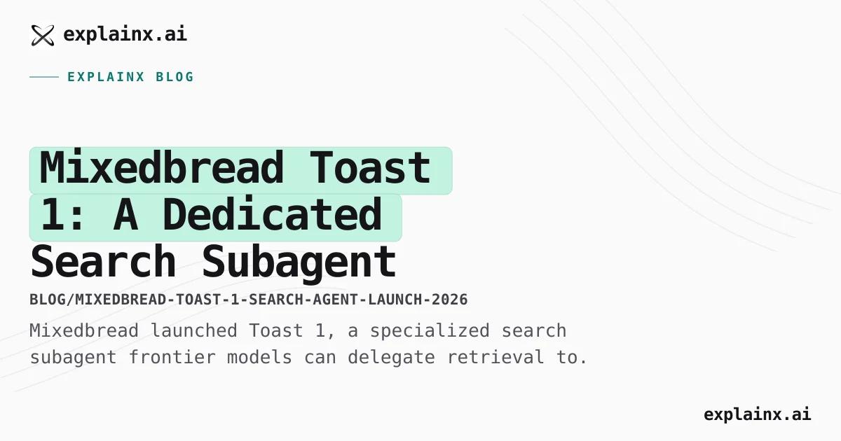 Mixedbread Toast 1: Search Subagent Cuts Tokens 3.5x