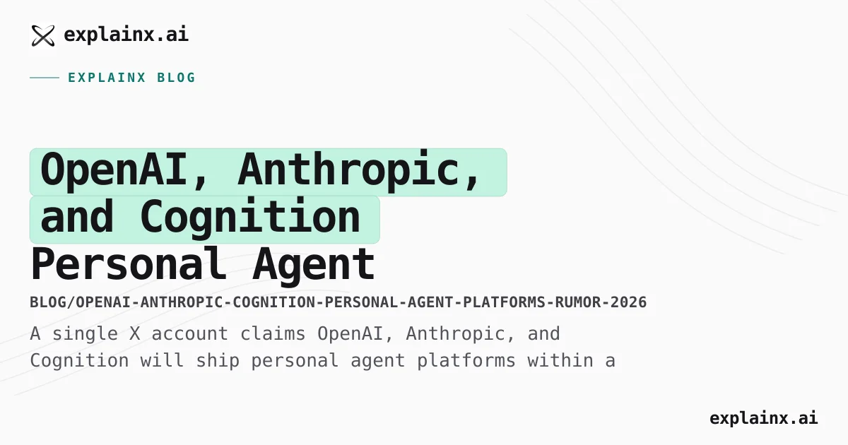 OpenAI, Anthropic, Cognition Agent Rumor: Fact-Check (2026)
