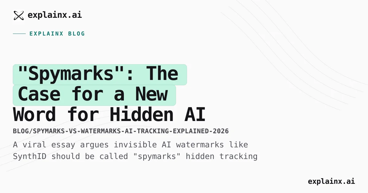 Spymarks vs Watermarks: SynthID Privacy Explained (2026)