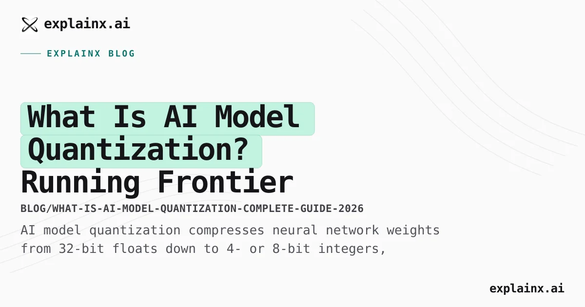 What Is AI Model Quantization? Running Frontier AI Locally | explainx ...