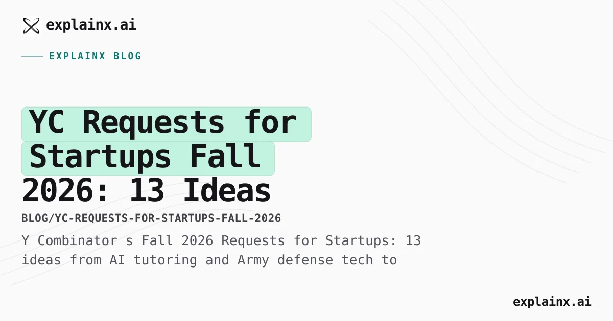 YC RFS Fall 2026 — Primer, Defense, Multiplayer AI