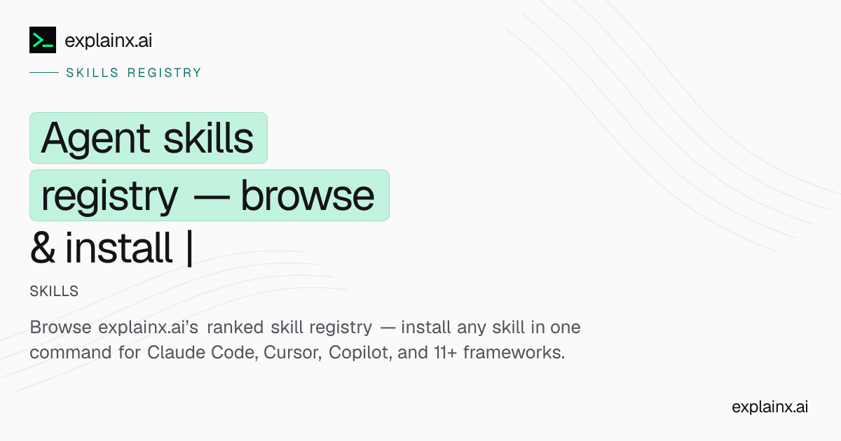 SKILLS REGISTRY