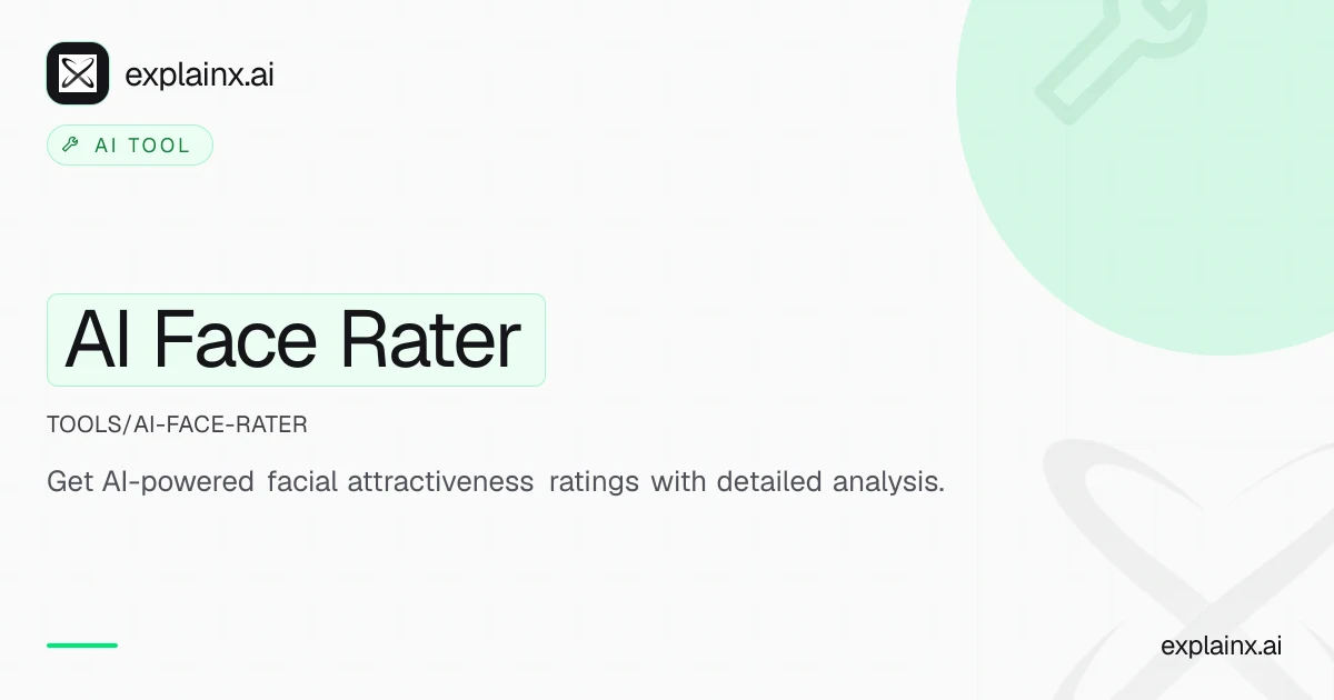 AI Face Rater — AI tool | explainx.ai | explainx.ai