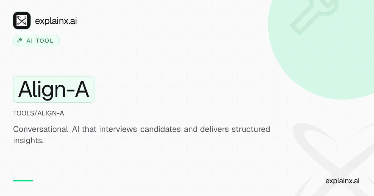 Align-A — AI tool | explainx.ai | explainx.ai