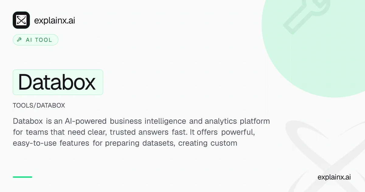 Databox — AI tool | explainx.ai | explainx.ai