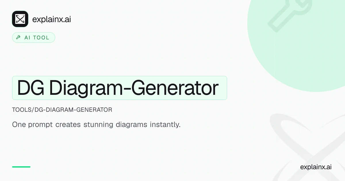DG Diagram-Generator — AI tool | explainx.ai | explainx.ai