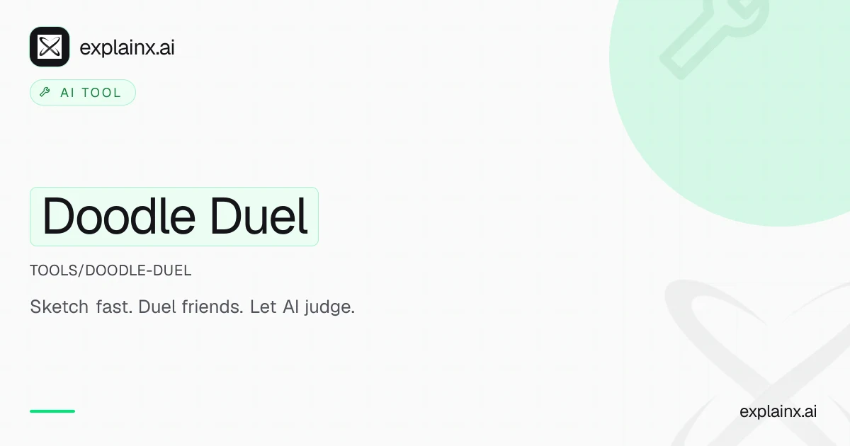 Doodle Duel — AI tool | explainx.ai | explainx.ai