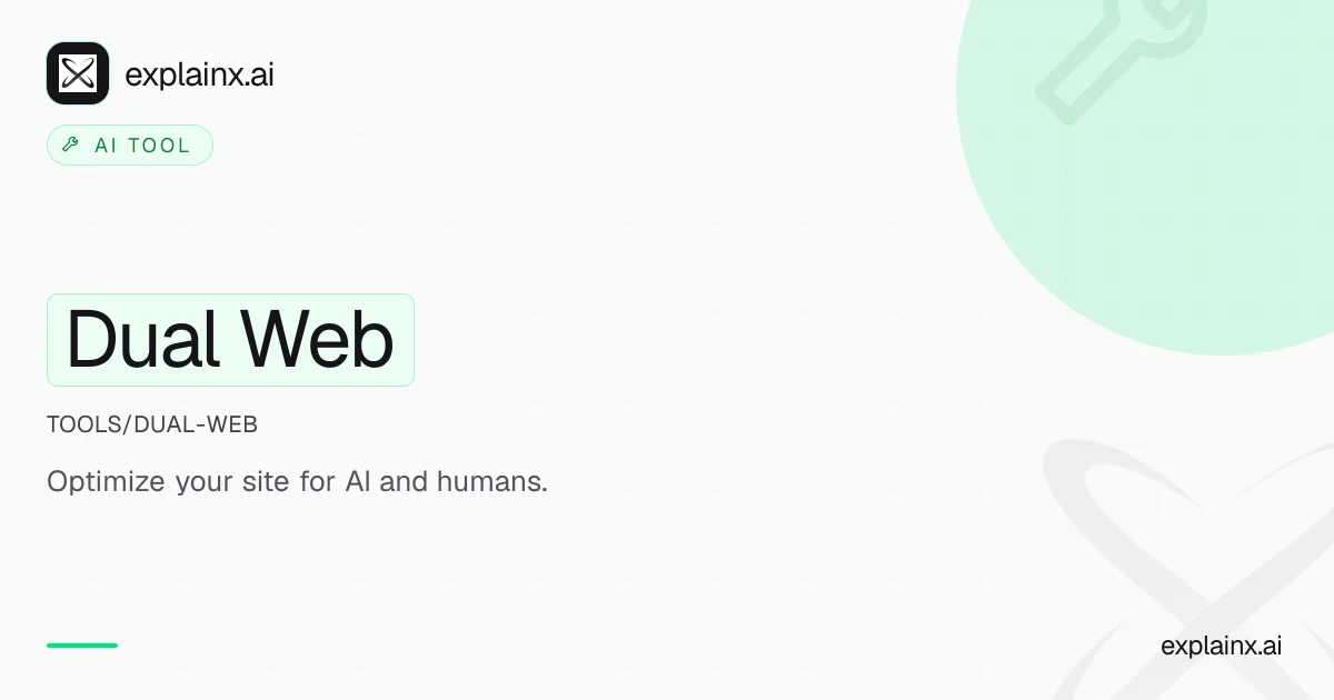 Dual Web — AI tool | explainx.ai | explainx.ai