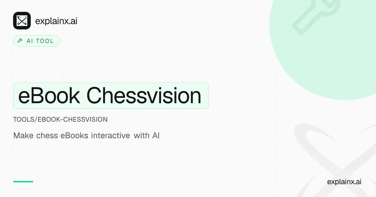 eBook Chessvision — AI tool | explainx.ai | explainx.ai