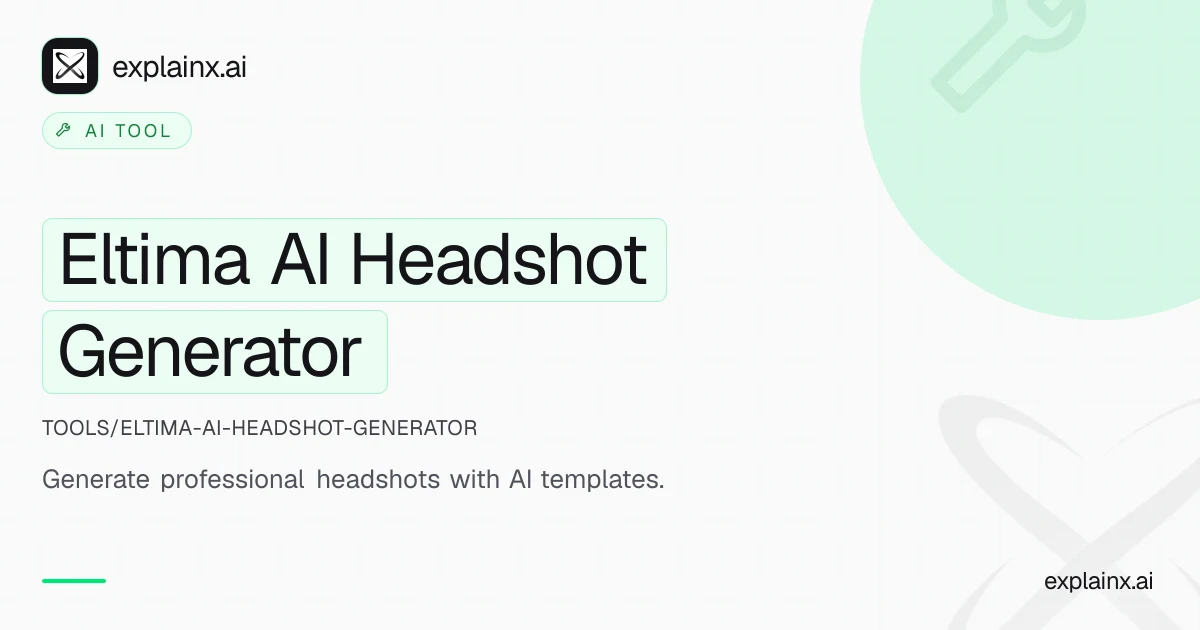 Eltima AI Headshot Generator — AI tool | explainx.ai | explainx.ai