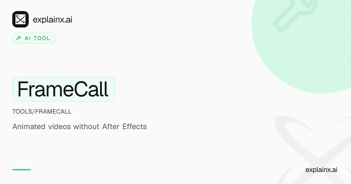 FrameCall — AI tool | explainx.ai | explainx.ai