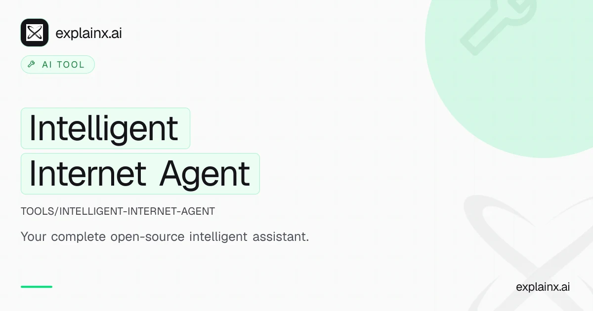 Intelligent Internet Agent — AI tool | explainx.ai | explainx.ai