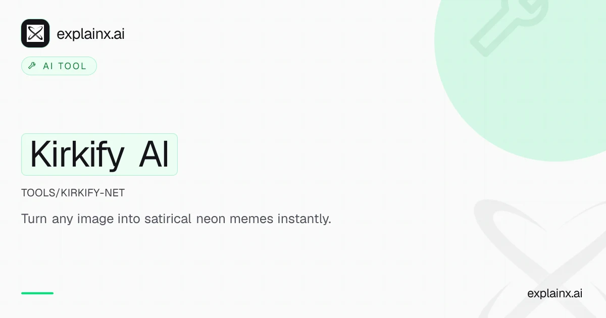 Kirkify AI — AI tool | explainx.ai | explainx.ai
