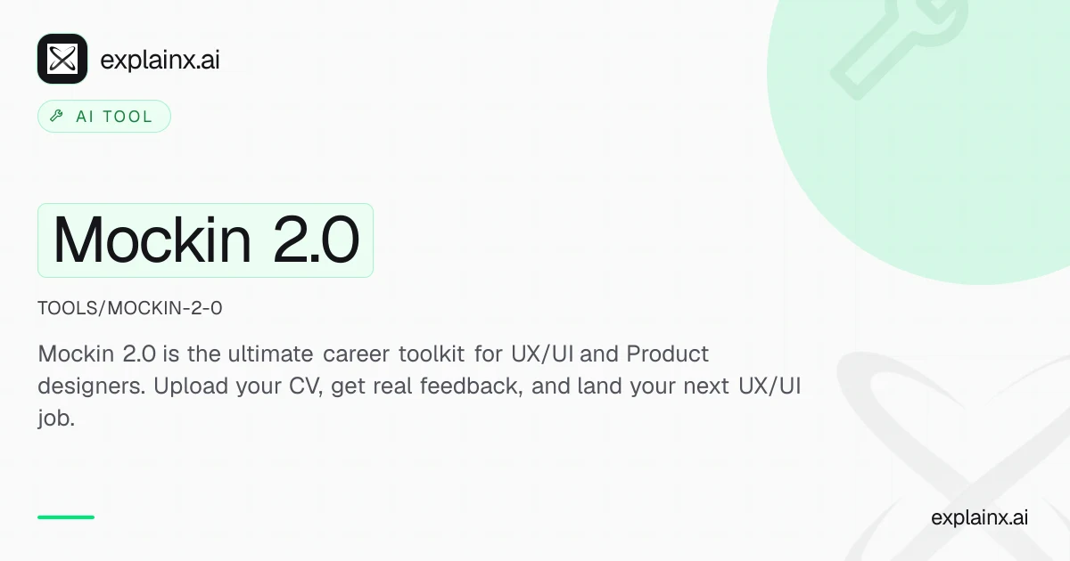 Mockin 2.0 — AI tool | explainx.ai | explainx.ai