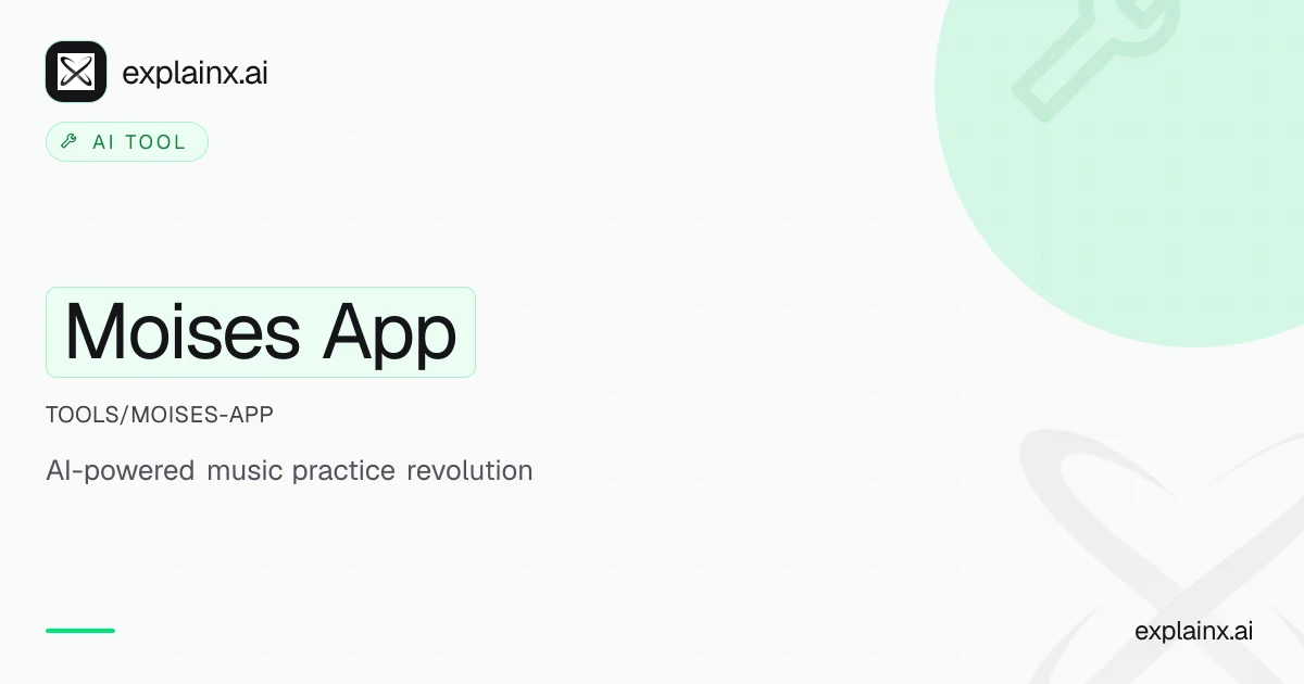 Moises App — AI tool | explainx.ai | explainx.ai